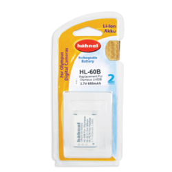 Hahnel HL60B Olympus 3.7V 650MAH