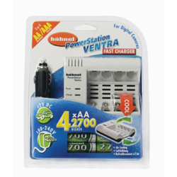 Hahnel Ventra Charger  4 x 2500 Synergy AA Batteries