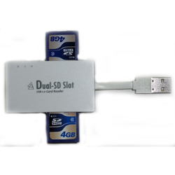 Pulse Media Card Reader Dual Slot SD 