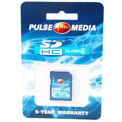 Pulse Media SD Class 6 4GB HC 