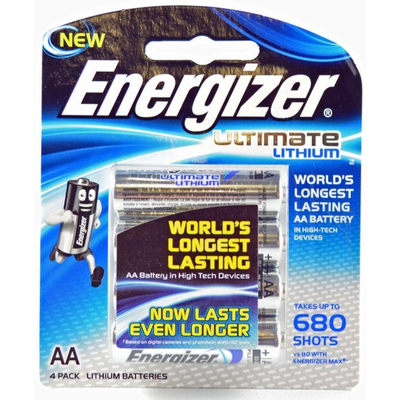 ENERGIZER L91 4PK LITHIUM AA BATT