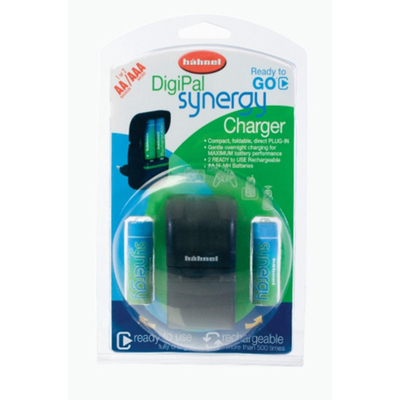 Hahnel Synergy Digipal AA/AAA Charger with 2 x 2100 mAh AA Batteries