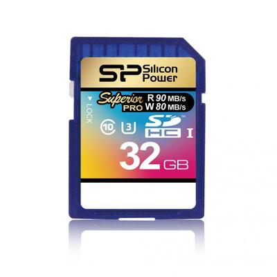 Silicon Power Superior Pro SDHC 32GB UHS-1 (U3) for Ultra HD