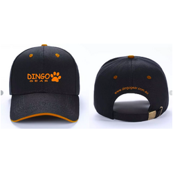 DINGO Gear Cap 54-60cm Black Orange