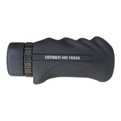 GERBER HD 10x25 Silver Monocular - Compact Waterproof BAK4 Optics