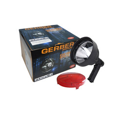 GERBER Spot Light 140mm Rechargeable CREE 15 Watts LED with Red Filter