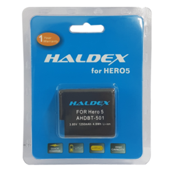 Haldex replacement GoPro Hero5 Battery AHDBT-501