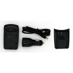 Haldex Charger Base with Plate for Ricoh DB-110 / Olympus Li-90B/Li-92B/Li-50B / Sony NP-BK1