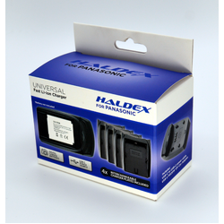 Haldex 700 Series USB-C PD For Panasonic Kit with BLC12, BLF19, BLJ31 and BLK22 inc Car Adaptor AND A/C Adaptor