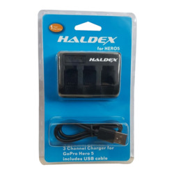 Haldex GoPro Hero5 Battery Charger (3 Channel)