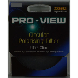 ProView 49mm Circular Polarizer Filter (CPL) Ultra Slim Frame for Camera Lenses