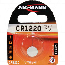 Ansmann CR1220 Consumer Lithium Battery Coin Cell