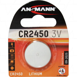 Ansmann CR2450 Consumer Lithium Battery Coin Cell