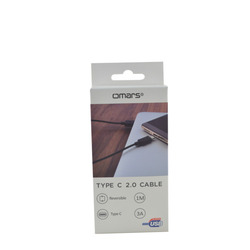 Omars Type C 2.0 Cable 1m Black 
