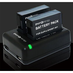 PurEnergy GoPro Hero4 Dual Charger with Battery