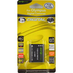 PurEnergy Olympus LI-90B Replacement Battery 