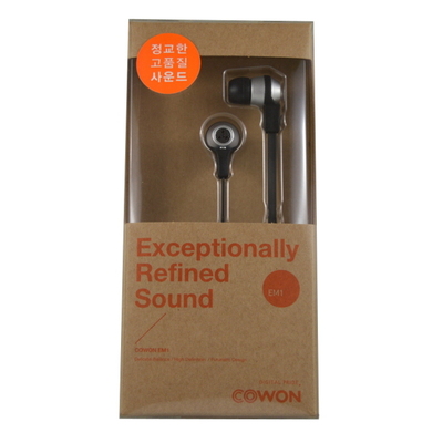 Cowon EM1 Headphones Black