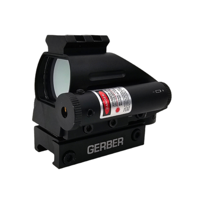 GERBER Dot Sight Halo Red/Green 3 MOA 1x33 with Red Laser [<1mW]