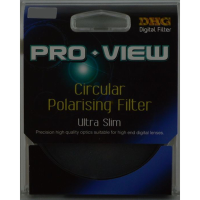 ProView 49mm Circular Polarizer Filter (CPL) Ultra Slim Frame for Camera Lenses