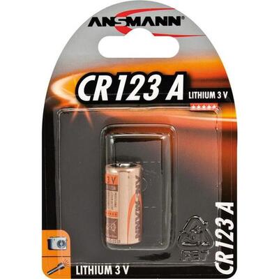 Ansmann CR123A 3V 1500mAh Battery