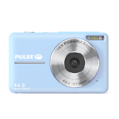 PULSE 44.0 MP 16x Digital Zoom Camera Blue BONUS 32GB MICROSD