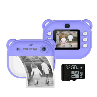 PULSE Instant Thermal Print Digital Camera Purple